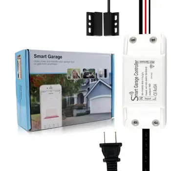 Smart WiFi Switch Garage Door Opener Controller with Alexa Google Home IFTTT Intelligent Monitoring and Automation Door
Smart WiFi Switch Garage Door Opener Controller with Alexa Google Home IFTTT Intelligent Monitoring and Automation Door