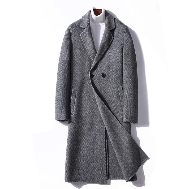 PAULKONTE Men's Long Coat High Quality Fashion Business Simple Gentleman Wild Solid Color Comfortable Warm Men's Jacket
PAULKONTE Men's Long Coat High Quality Fashion Business Simple Gentleman Wild Solid Color Comfortable Warm Men's Jacket