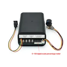 1Pcs DC Motor PWM Digital Display Speed Controller Max 60A CW CCW 0~100% Adjustable Drive Module
1Pcs DC Motor PWM Digital Display Speed Controller Max 60A CW CCW 0~100% Adjustable Drive Module