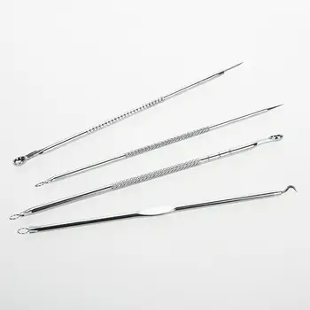4 pc Blackheads Cleaner Remover Comedone Acne Beauty Blemish Tool Set Extraction Blackhead Tool Cleansing Removers H7H0
4 pc Blackheads Cleaner Remover Comedone Acne Beauty Blemish Tool Set Extraction Blackhead Tool Cleansing Removers H7H0