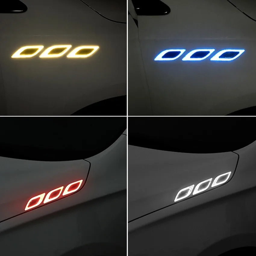 

Car Reflective Stickers Safety Warning Decorative Sticker For Ford focus 2 3 mk2 mk3 party mondeo mk4 ranger mustang fusion