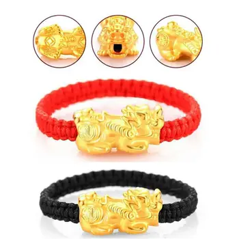 Pi Xiu Mantra Bead Kabbalah Red String Braided Rings Band Unisex Fashion Jewelry
Pi Xiu Mantra Bead Kabbalah Red String Braided Rings Band Unisex Fashion Jewelry