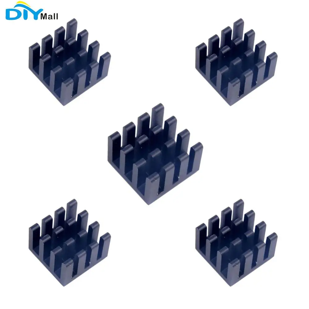 5pcs Heatsink Heat sink Black 14*14*10mm with Heat Conduction Stick for Raspberry Pi
5pcs Heatsink Heat sink Black 14*14*10mm with Heat Conduction Stick for Raspberry Pi