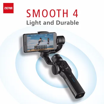 ZHIYUN Official Smooth 4 3-Axis Phone Gimbals Handheld Stabilizer for Smartphones iPhone/Samsung/Huawei/Xiaomi VS DJI OSMO
ZHIYUN Official Smooth 4 3-Axis Phone Gimbals Handheld Stabilizer for Smartphones iPhone/Samsung/Huawei/Xiaomi VS DJI OSMO