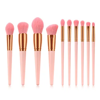 10pcs Makeup Brushes Set PINK wooden Handle For Powder Contour Blusher Liquid Cream Eyeshadow Cosmetics Brush tools T10149
10pcs Makeup Brushes Set PINK wooden Handle For Powder Contour Blusher Liquid Cream Eyeshadow Cosmetics Brush tools T10149