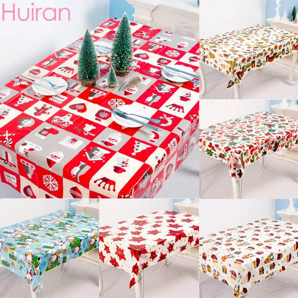 Huiran New Christmas Santa Claus Elk Print PVC Tablecloth Merry Christmas Decorations For Home 2019 Xmas Table Cover navidad
Huiran New Christmas Santa Claus Elk Print PVC Tablecloth Merry Christmas Decorations For Home 2019 Xmas Table Cover navidad