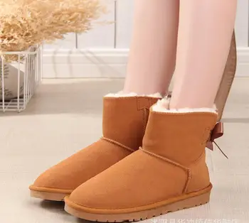 Australie Winter Shoes Women Boots Bota Mujer Leather Boots Women Shoes Australia Ankle Snow Boots Plus Size Lady Buty Bow
Australie Winter Shoes Women Boots Bota Mujer Leather Boots Women Shoes Australia Ankle Snow Boots Plus Size Lady Buty Bow