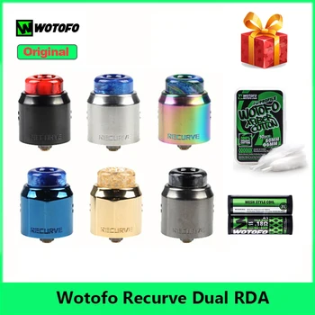 Newest Original Wotofo Recurve Dual RDA Tank Atomizer + With 10Pcs 6mm Profile Contton & 1.8ohm Mesh Coil E Cigarette Vape Tank
Newest Original Wotofo Recurve Dual RDA Tank Atomizer + With 10Pcs 6mm Profile Contton & 1.8ohm Mesh Coil E Cigarette Vape Tank