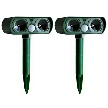 2PCS Solar Repellent Cat Repeller Scarer Dual Ultra Deterrent Garden Animal Chaser
2PCS Solar Repellent Cat Repeller Scarer Dual Ultra Deterrent Garden Animal Chaser