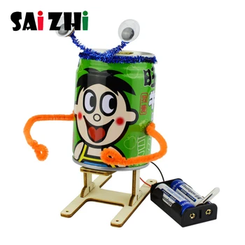 Saizhi DIY Dancing Robot Inventions Physics Experiment Assembly Kits Pupils Technology Education Toys Best Gifts For Kids Child
Saizhi DIY Dancing Robot Inventions Physics Experiment Assembly Kits Pupils Technology Education Toys Best Gifts For Kids Child
