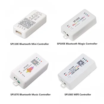 DC5-24V SP110E SP105E SP107E Bluetooth Music Controller SP108E WIFI Controller For WS2811 WS2812B SK6812 APA102 WS2801 LED Strip
DC5-24V SP110E SP105E SP107E Bluetooth Music Controller SP108E WIFI Controller For WS2811 WS2812B SK6812 APA102 WS2801 LED Strip