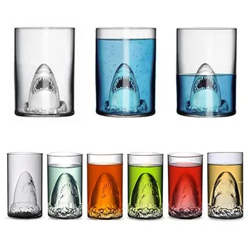 350ml Creative Crack-proof Shark Glass Beer Cup Double-layer Beer Foaming Mug Coffee Cup Mug Wine drink Cups Bar Drinkware
350ml Creative Crack-proof Shark Glass Beer Cup Double-layer Beer Foaming Mug Coffee Cup Mug Wine drink Cups Bar Drinkware