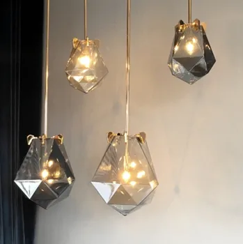 Creative Designer Glass Diamond Pendant Light Post Modern Rhombus Hanging Glass Lamp For Bar Restaurant Dining Room Living Room
Creative Designer Glass Diamond Pendant Light Post Modern Rhombus Hanging Glass Lamp For Bar Restaurant Dining Room Living Room