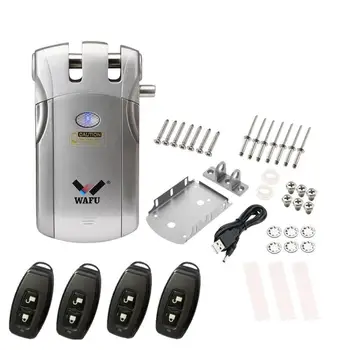 WAFU Smart Lock Bluetooth Enabled Fingerprint and Touchscreen Keyless Smart Lock Deadbolt with Built-In Alarm 018
WAFU Smart Lock Bluetooth Enabled Fingerprint and Touchscreen Keyless Smart Lock Deadbolt with Built-In Alarm 018