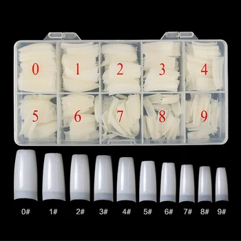 1 Box of 500pcs Artificial Fingernail Tip Patches Manicure Patches Stickers with 2pcs Square Nail File
1 Box of 500pcs Artificial Fingernail Tip Patches Manicure Patches Stickers with 2pcs Square Nail File