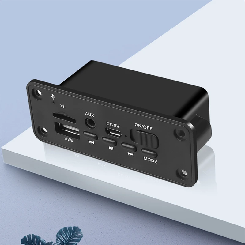 Hands-Free MP3 Player Decoder Board 2 x 3W Amplifier DC 5V MP3 WMA Wireless Bluetooth 5.0 Decoder Board Audio Module USB FM TF R
Hands-Free MP3 Player Decoder Board 2 x 3W Amplifier DC 5V MP3 WMA Wireless Bluetooth 5.0 Decoder Board Audio Module USB FM TF R