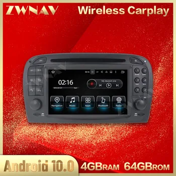 For Benz SL R230 2001 2002-2004 GPS Carplay 4+64G Android 10.0 Screen Multimedia Player Radio Stereo Cassette Recorder Head Unit
For Benz SL R230 2001 2002-2004 GPS Carplay 4+64G Android 10.0 Screen Multimedia Player Radio Stereo Cassette Recorder Head Unit