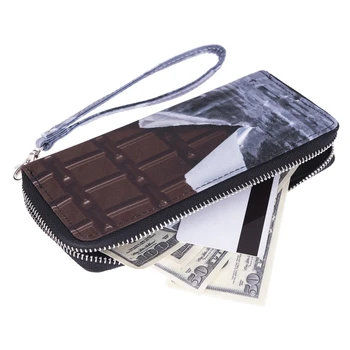 Chocolate 3D Printing wallet women wallets carteira masculina Who Cares Fashion New wallet men wristlet cartera monederos 
Chocolate 3D Printing wallet women wallets carteira masculina Who Cares Fashion New wallet men wristlet cartera monederos