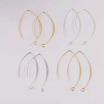 20pcs Gold Silver Rhodium Copper French V-shaped Earring Hooks Findings Ear Hook Wire Settings Base Settings For Jewelry Making
20pcs Gold Silver Rhodium Copper French V-shaped Earring Hooks Findings Ear Hook Wire Settings Base Settings For Jewelry Making