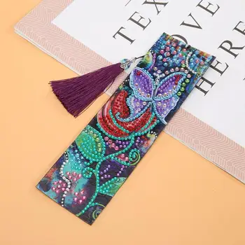 Flower Diamond Painting Book Mark Animal DIY Special Shaped Leather Bookmarks with Tassel Creative Handmade Craft Gifts
Flower Diamond Painting Book Mark Animal DIY Special Shaped Leather Bookmarks with Tassel Creative Handmade Craft Gifts