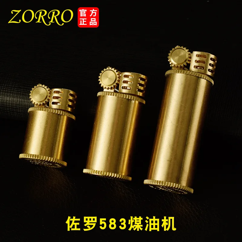 Zorro 583 brass blank kerosene lighter cabinet and creative character long in 583 overweight young lighter
Zorro 583 brass blank kerosene lighter cabinet and creative character long in 583 overweight young lighter