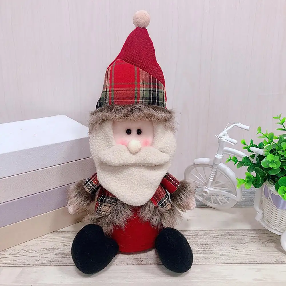 merry christmas ornaments santa claus doll figurine new year