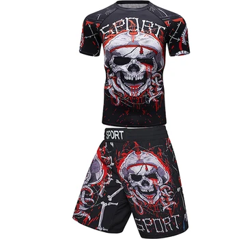 Men T-shirts+Pants 2020 Boxing Muay thai shorts Rashguard Jiu Jitsu Mma kickboxing sets Jerseys Fitness Sportsuits Bjj Gym Boxeo
Men T-shirts+Pants 2020 Boxing Muay thai shorts Rashguard Jiu Jitsu Mma kickboxing sets Jerseys Fitness Sportsuits Bjj Gym Boxeo