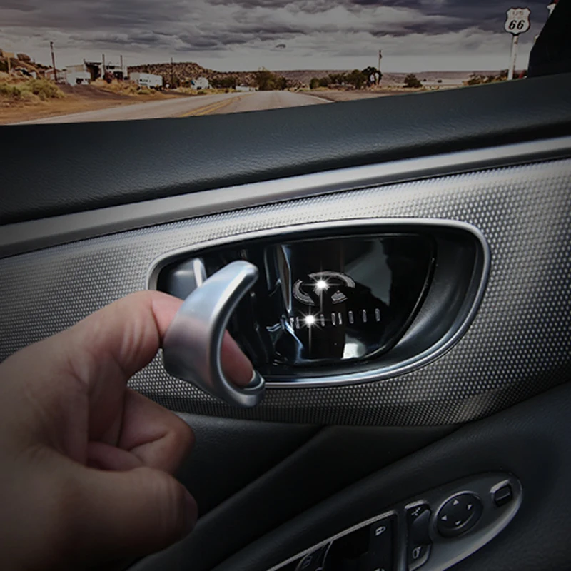Front rear door handle wrist bowl stainless steel Interior Accessories decorative cover trim sticker for infiniti q50 qx60 Q70
Front rear door handle wrist bowl stainless steel Interior Accessories decorative cover trim sticker for infiniti q50 qx60 Q70