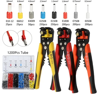 Crimper Cable Cutter Automatic Wire Stripper Multifunctional Stripping Tools Crimping Pliers Terminal 0.2-6.0mm2 10 AWG to 24AWG
Crimper Cable Cutter Automatic Wire Stripper Multifunctional Stripping Tools Crimping Pliers Terminal 0.2-6.0mm2 10 AWG to 24AWG