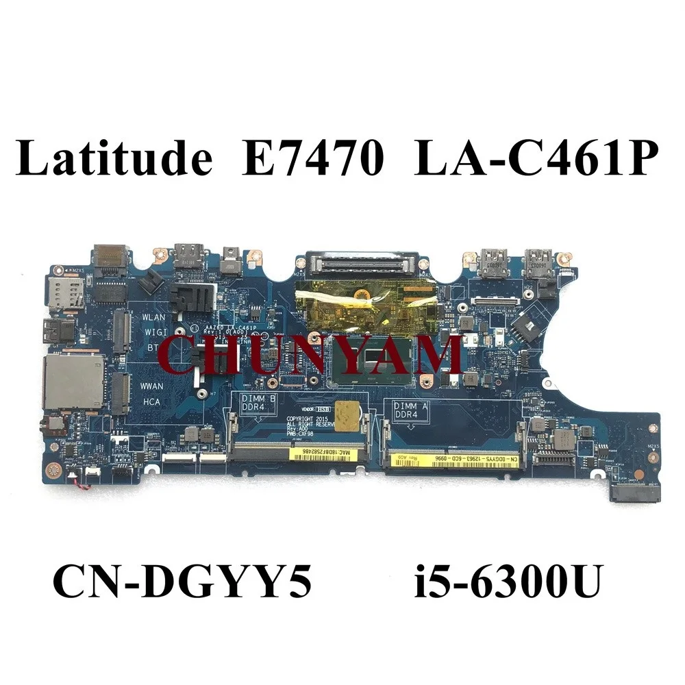 Новая планшетофон для ноутбука dell Latitude 14 7470 E7470 материнская плата системная 100%