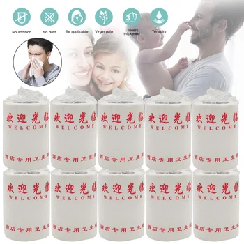 10Rolls Three Layer Toilet Tissue Home Bath Toilet Roll Paper Silky Smooth Soft Toilet Paper Skin-friendly Paper Towels New 2020
10Rolls Three Layer Toilet Tissue Home Bath Toilet Roll Paper Silky Smooth Soft Toilet Paper Skin-friendly Paper Towels New 2020