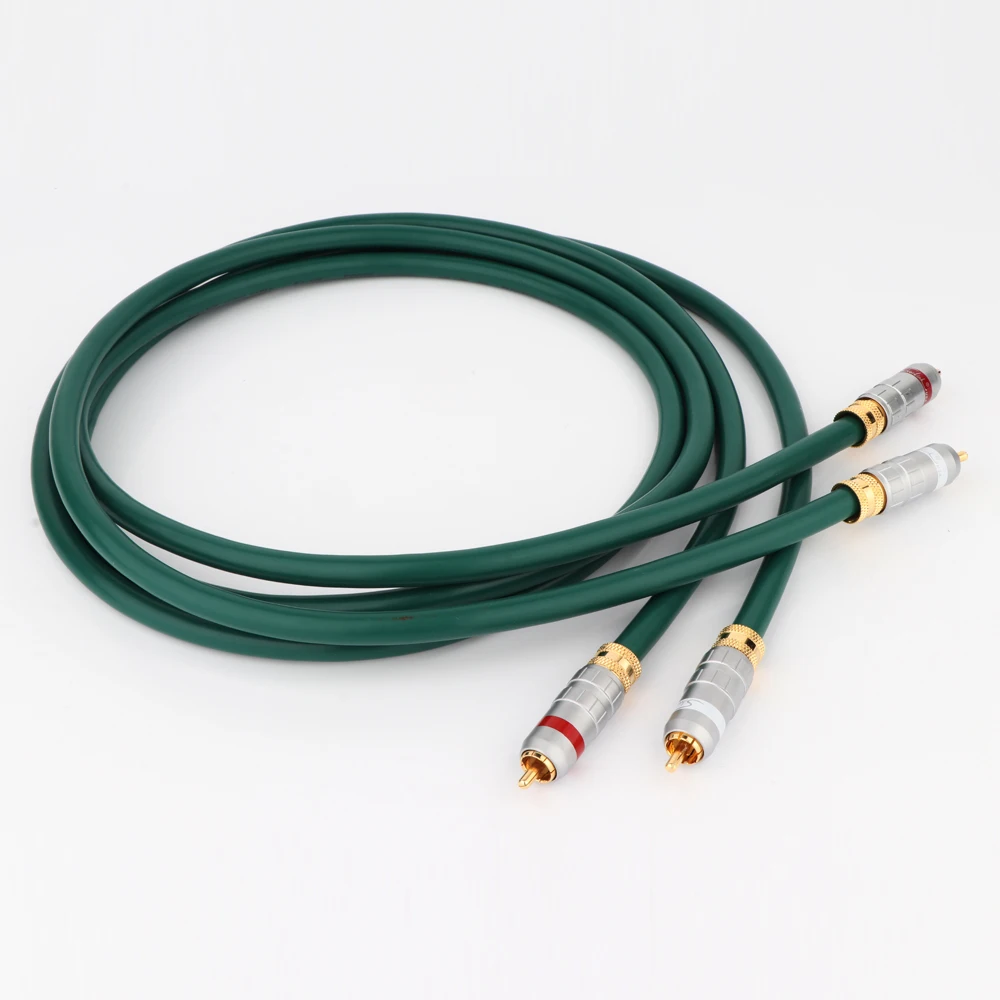Pair Hifi Alpha series FA-220 OCC rca audio cable Audio signal wire RCA Interconnect cord | Электроника
