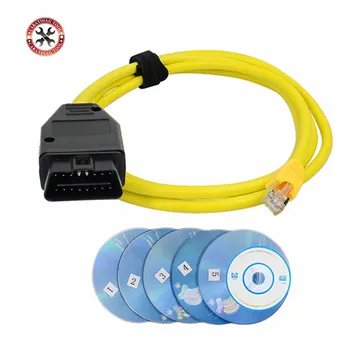 E-SYS For BMW F-series ICOM OBD2 Coding Diagnostic Cable Ethernet to OBD ESYS Data OBDII E-SYS Coding Hidden ENET Data Tool
E-SYS For BMW F-series ICOM OBD2 Coding Diagnostic Cable Ethernet to OBD ESYS Data OBDII E-SYS Coding Hidden ENET Data Tool