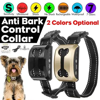Waterproof Pet Dog Anti Bark Collar Control Train Rechargeable Stop Barking Dog Ultrasonic Training Collars Pet Supplies
Waterproof Pet Dog Anti Bark Collar Control Train Rechargeable Stop Barking Dog Ultrasonic Training Collars Pet Supplies