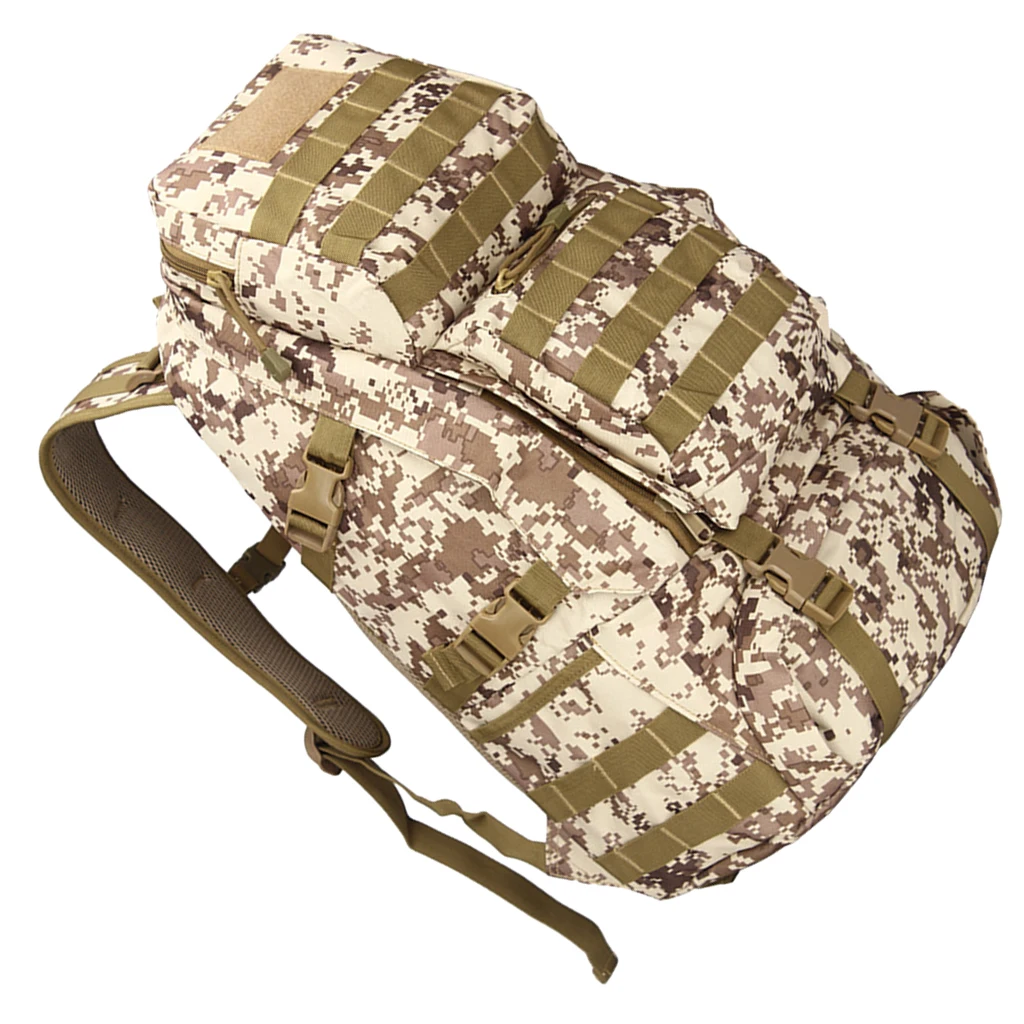 36-55L Camo Tactical Outdoor Backpack Rucksack Molle Backpack Water Resistant Bug Hiking Climbing Backpack 36-55L Camo Tactical Outdoor Backpack Rucksack Molle Backpack Water Resistant Bug Hiking Climbing Backpack