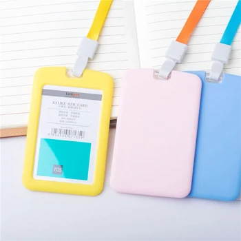 Plastic Vertical ID Badge Holder Bank Credit Card Bus Cards Case Cover Holders With Lanyard
Plastic Vertical ID Badge Holder Bank Credit Card Bus Cards Case Cover Holders With Lanyard