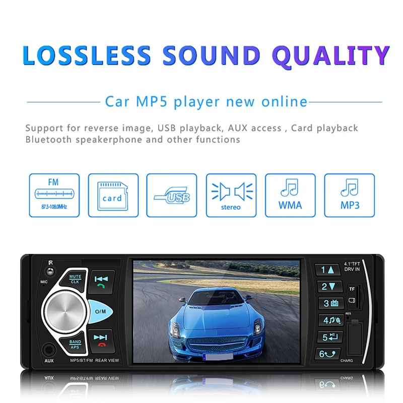 4 Inch 1 Din For Android Car Radio Automotivo Video Multimedia Player Autoradio FM Bluetooth Multimidia Bluetooth MP5 Player
4 Inch 1 Din For Android Car Radio Automotivo Video Multimedia Player Autoradio FM Bluetooth Multimidia Bluetooth MP5 Player