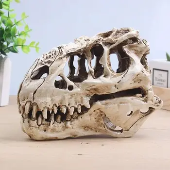 T-Rex Skull Dinosaur Tyrannosaur Skull Aquarium Decorations Unique Lifelike Craft Collectibles Skeleton Fish Tank Replica
T-Rex Skull Dinosaur Tyrannosaur Skull Aquarium Decorations Unique Lifelike Craft Collectibles Skeleton Fish Tank Replica