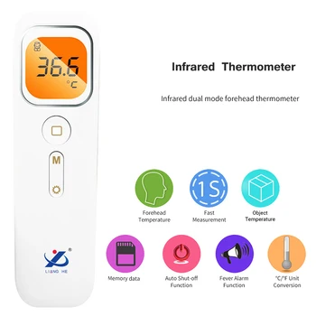 Infrared Forehead Thermometer Digital Thermometer Non-contact Body Temperature Sensor High Precision Measurement Device
Infrared Forehead Thermometer Digital Thermometer Non-contact Body Temperature Sensor High Precision Measurement Device