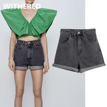 Dave&Di england style high street vintage high waist roll up loose denim mom shorts women short feminino plus size women shorts 
Dave&Di england style high street vintage high waist roll up loose denim mom shorts women short feminino plus size women shorts