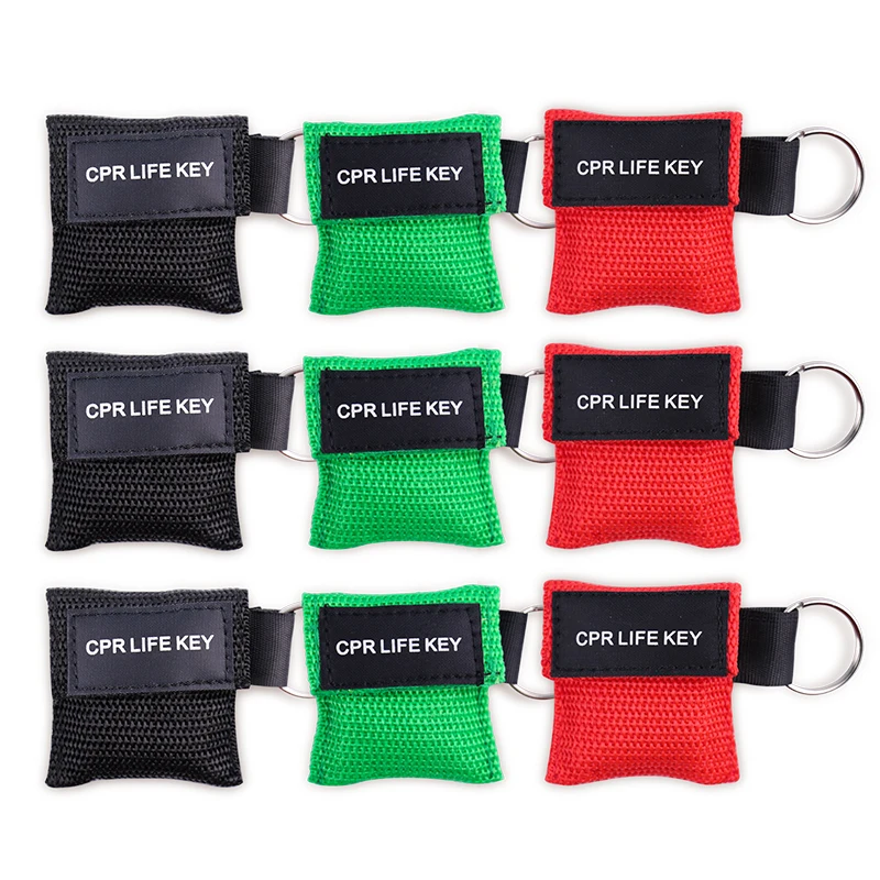 50pcs CPR Resuscitator Mask keychain Disposable First Aid Skill Training Face Shield Breathing Mask Mouth Breath One-way Valve
50pcs CPR Resuscitator Mask keychain Disposable First Aid Skill Training Face Shield Breathing Mask Mouth Breath One-way Valve