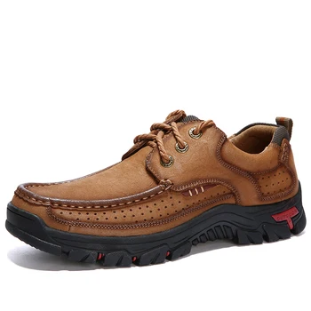 High Quality Men Shoes Leather Formal Lightweight Lace-up Casual Leather Shoes Men Comfortable Mens Shoes Casual Big Size 38-48
High Quality Men Shoes Leather Formal Lightweight Lace-up Casual Leather Shoes Men Comfortable Mens Shoes Casual Big Size 38-48
