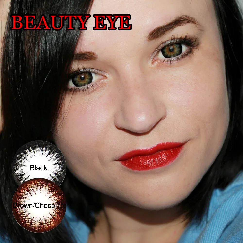 Classic High Quality Big Eye Look Colored Contact Lenses Cosmetic Contacts Natural Color Eyewear Beauty EYE balck and chocolate
Classic High Quality Big Eye Look Colored Contact Lenses Cosmetic Contacts Natural Color Eyewear Beauty EYE balck and chocolate
