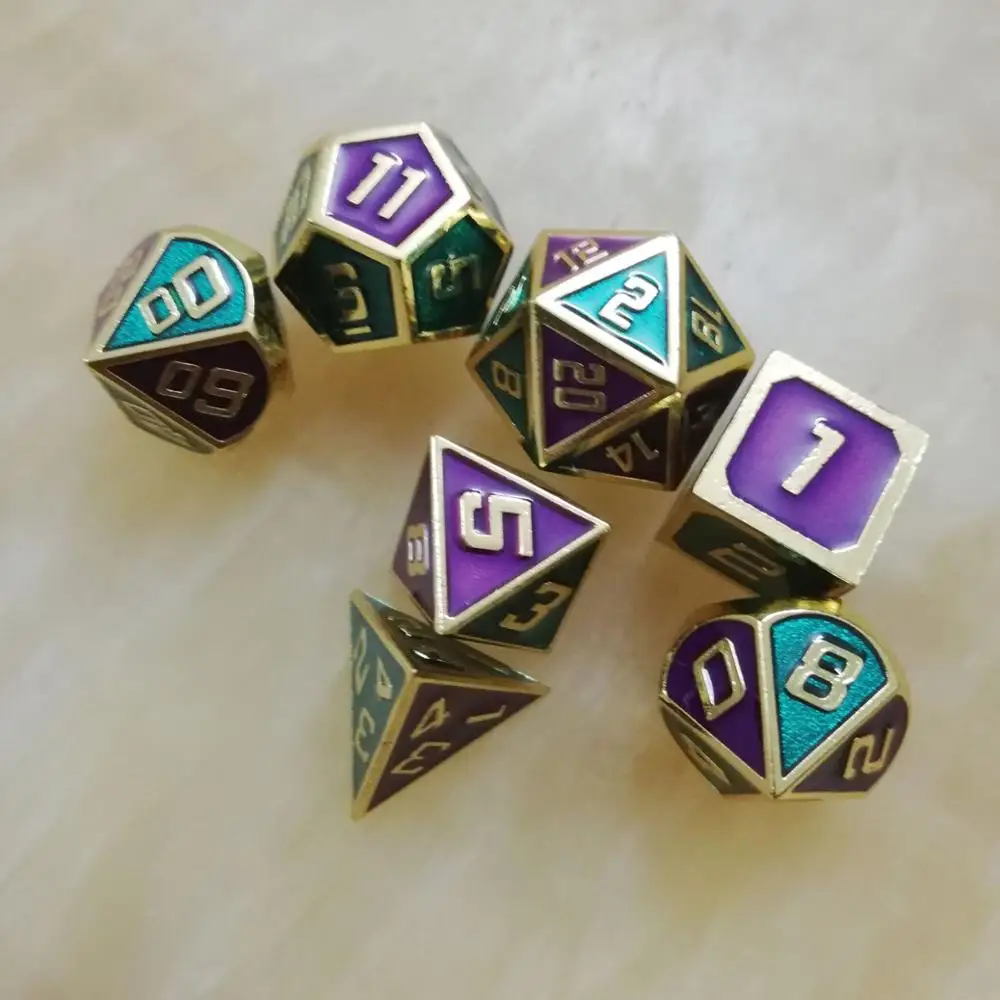 New Design Dragon Scales Metal Dice 7pcs with Pouch for Dungeons and Dragon RPG MTG Board Games D4 D6 D8 D10 D12 D20
New Design Dragon Scales Metal Dice 7pcs with Pouch for Dungeons and Dragon RPG MTG Board Games D4 D6 D8 D10 D12 D20