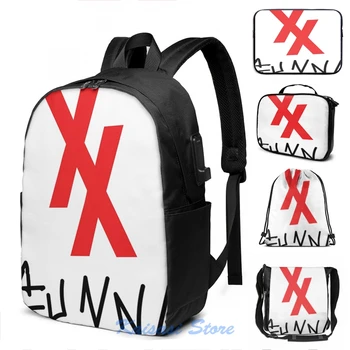 Funny Graphic print DUBBLE X GUNNA USB Charge Backpack men School bags Women bag Travel laptop bag
Funny Graphic print DUBBLE X GUNNA USB Charge Backpack men School bags Women bag Travel laptop bag