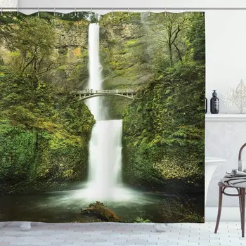 Hobbits Shower Curtain Falls of Rivendell Multnomah Waterfall Oregon with Hobbit Elf Path Bridge Scene Image Cloth Bathroom Dec
Hobbits Shower Curtain Falls of Rivendell Multnomah Waterfall Oregon with Hobbit Elf Path Bridge Scene Image Cloth Bathroom Dec
