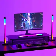RGB Sound Control LED Light Bluetooth-compatible App Pickup Voice Activated Rhythm Music Lights USB Colorful Ambient Light Bar
RGB Sound Control LED Light Bluetooth-compatible App Pickup Voice Activated Rhythm Music Lights USB Colorful Ambient Light Bar