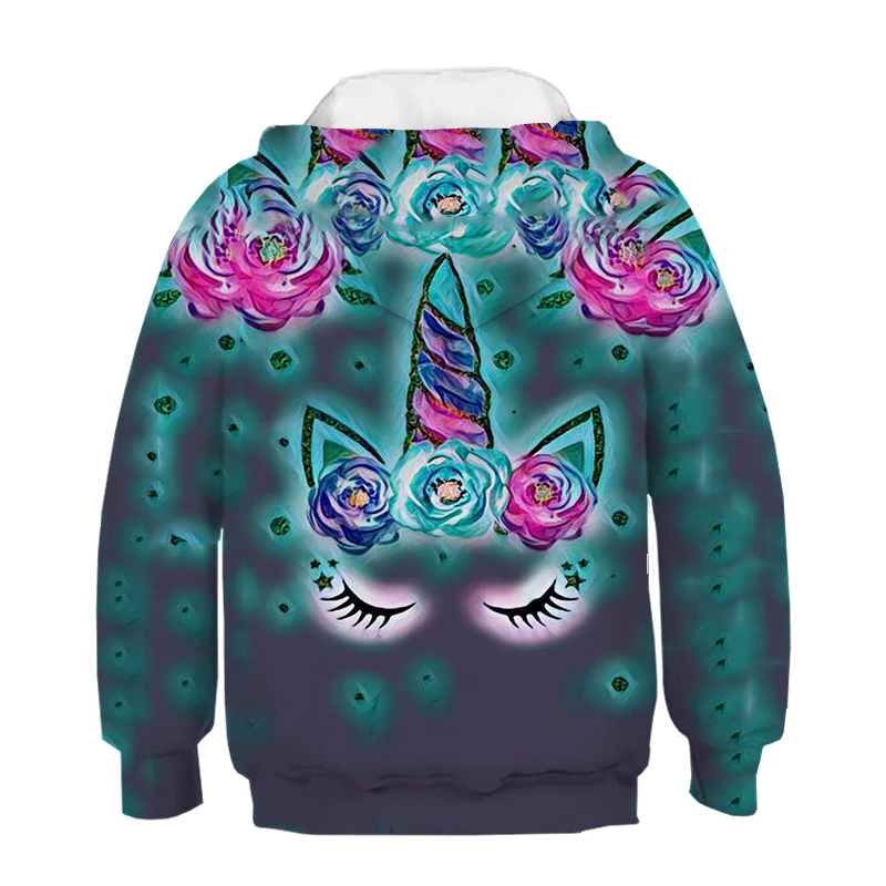 Sparkling Unicorn Black Hoodie Sparkling Unicorn Black Hoodie