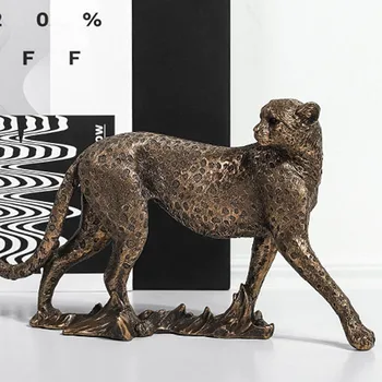 Creative Resin Golden Leopard Cheetah Simulation Animal Decorative Ornaments Modern Home Decoration Home Accessories Sculpture 
Creative Resin Golden Leopard Cheetah Simulation Animal Decorative Ornaments Modern Home Decoration Home Accessories Sculpture