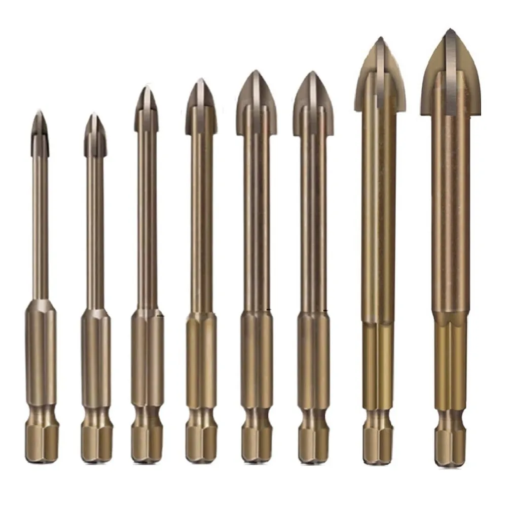 Efficient Universal Drilling Tool Cemented Carbide Drill Bit Ceramic Brick Wall Hole Opening Power Utility Tools Accessories
Efficient Universal Drilling Tool Cemented Carbide Drill Bit Ceramic Brick Wall Hole Opening Power Utility Tools Accessories